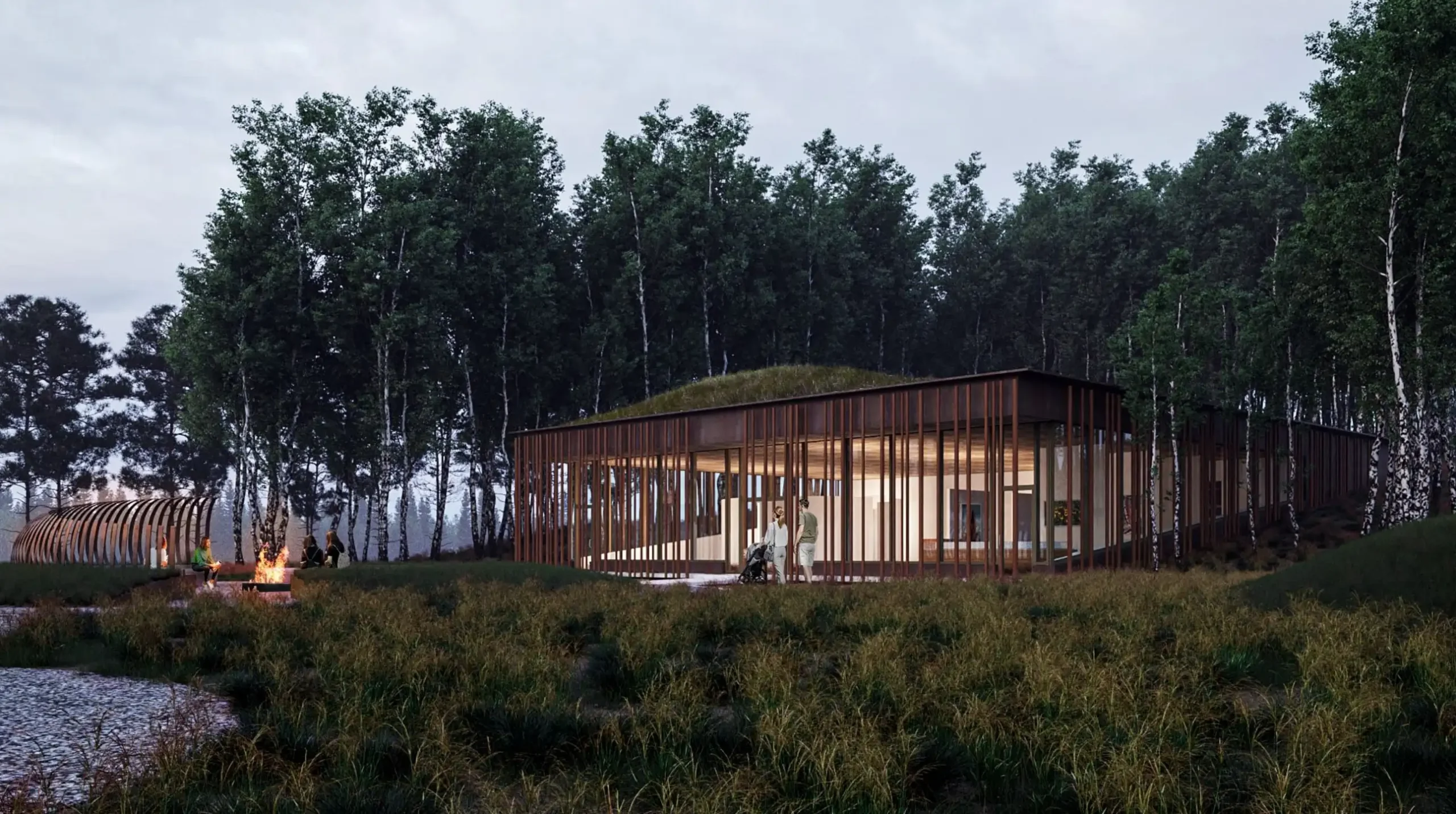 Rendering of Northern Secwepemc Cultural Centre